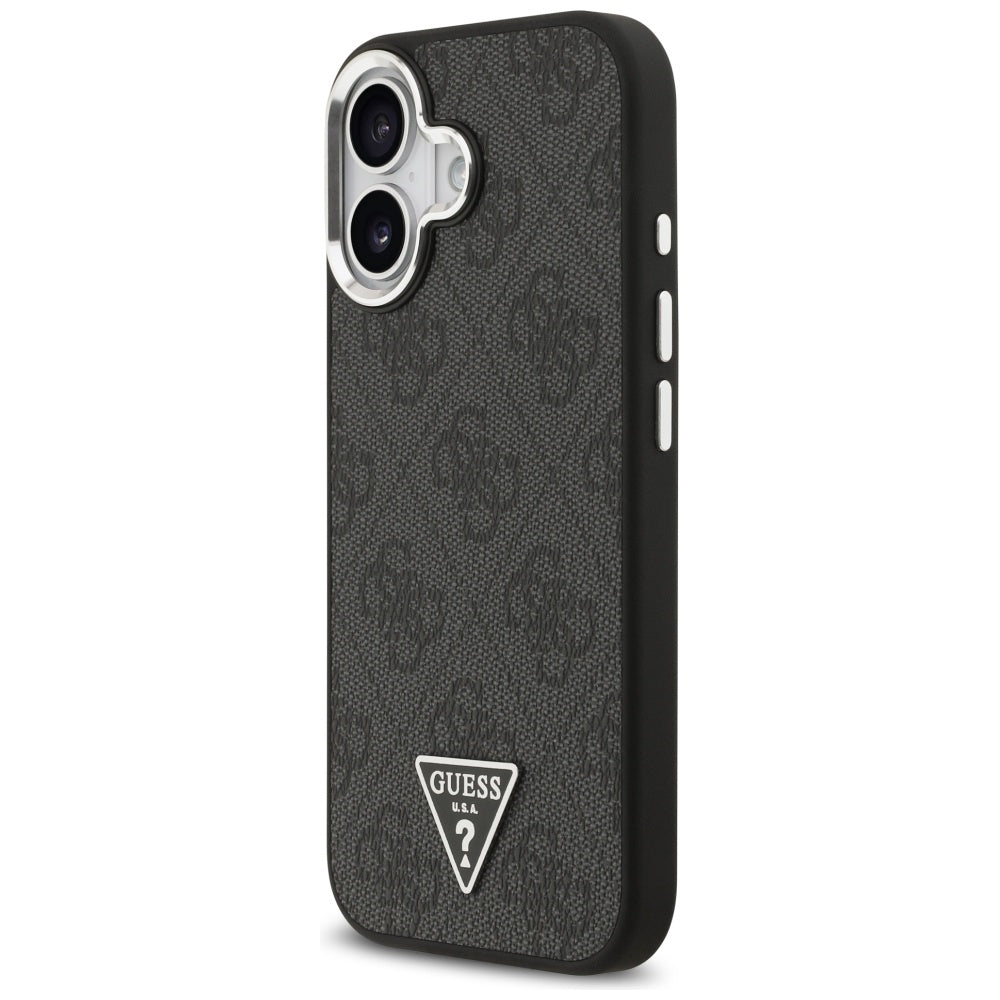 Guess 4G Triangle Logo MagSafe-hylster til iPhone 17 - sort