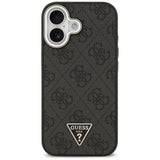 Guess 4G Triangle Logo MagSafe-hylster til iPhone 17 - sort