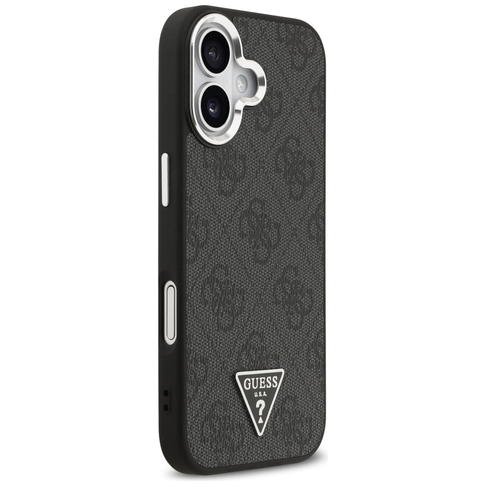 Guess 4G Triangle Logo MagSafe-hylster til iPhone 17 - sort