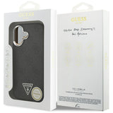 Guess 4G Triangle Logo MagSafe-hylster til iPhone 17 - sort