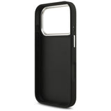 Guess Grained Big 4G Classic Logo case for iPhone 17 Pro - black