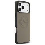 Mercedes Leather Vintage Logo MagSafe Case for iPhone 17 Pro Max - Beige