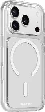 Laut Crystal Fluro MagSafe Case for iPhone 17 Pro - Clear Gray