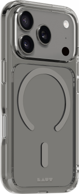Laut Crystal Fluro MagSafe Case for iPhone 17 Pro Max - Clear Gray