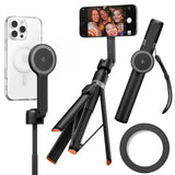 Spigen S581 W Magsafe Bluetooth Selfie Stick Stativ Sort