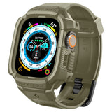 Spigen Rugged Armor ”Pro” Apple Watch Ultra 1 / 2 / 3 / 4 (49 Mm) Vintage Khaki