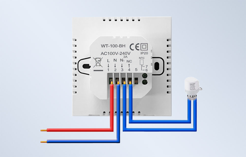 Smart Water Heating Thermostat Avatto ZWT100 3A Zigbee Tuya