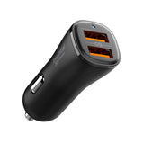 Spigen Essential Ev302 2 Ports Biloplader 30 W Sort