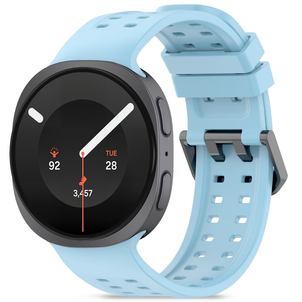 Tech Protect Silicone Air Samsung Galaxy Watch 8 / 9 / Classic (40 / 44 / 46 Mm) Babyblå