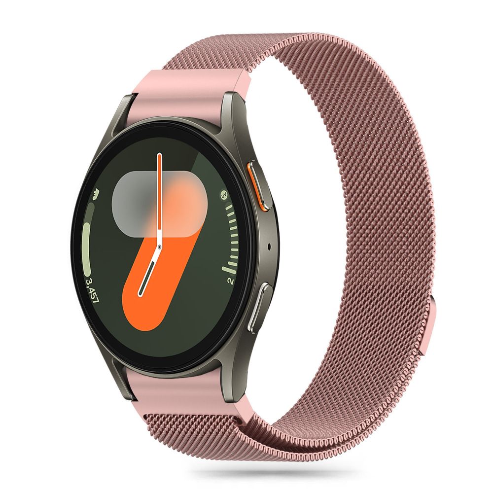Tech Protect Milaneseband Til Samsung Galaxy Watch 4 / 5 / 5 Pro / 6 / 7 / Fe Rosegold