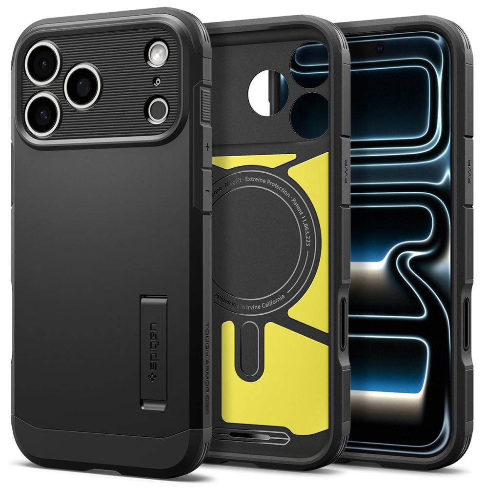 Spigen Tough Armor T Magsafe Iphone 17 Pro Max / 18 Pro Max Sort
