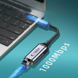 Tech Protect Ultraboost Adapter Usb 3.0 Til Ethernet Rj45 1000 Mbps Sort