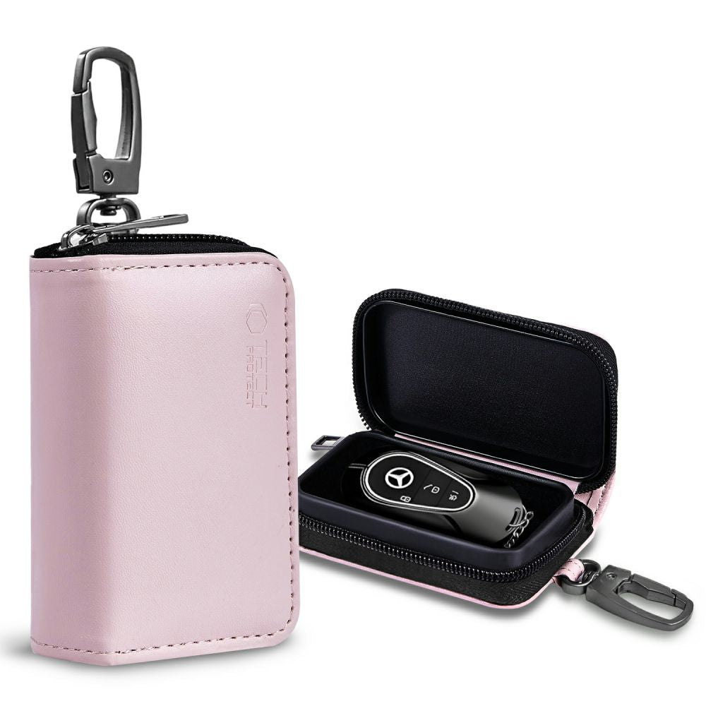 Tech Protect Klr300 Etui Nøglefri Rfid Signalblokker Etui Lyserød
