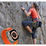 Tech Protect Nylon Pro Apple Watch 8 / 9 / 10 / 11 / Se / Ultra (44 / 45 / 46 / 49 Mm) Marineblå / Grå