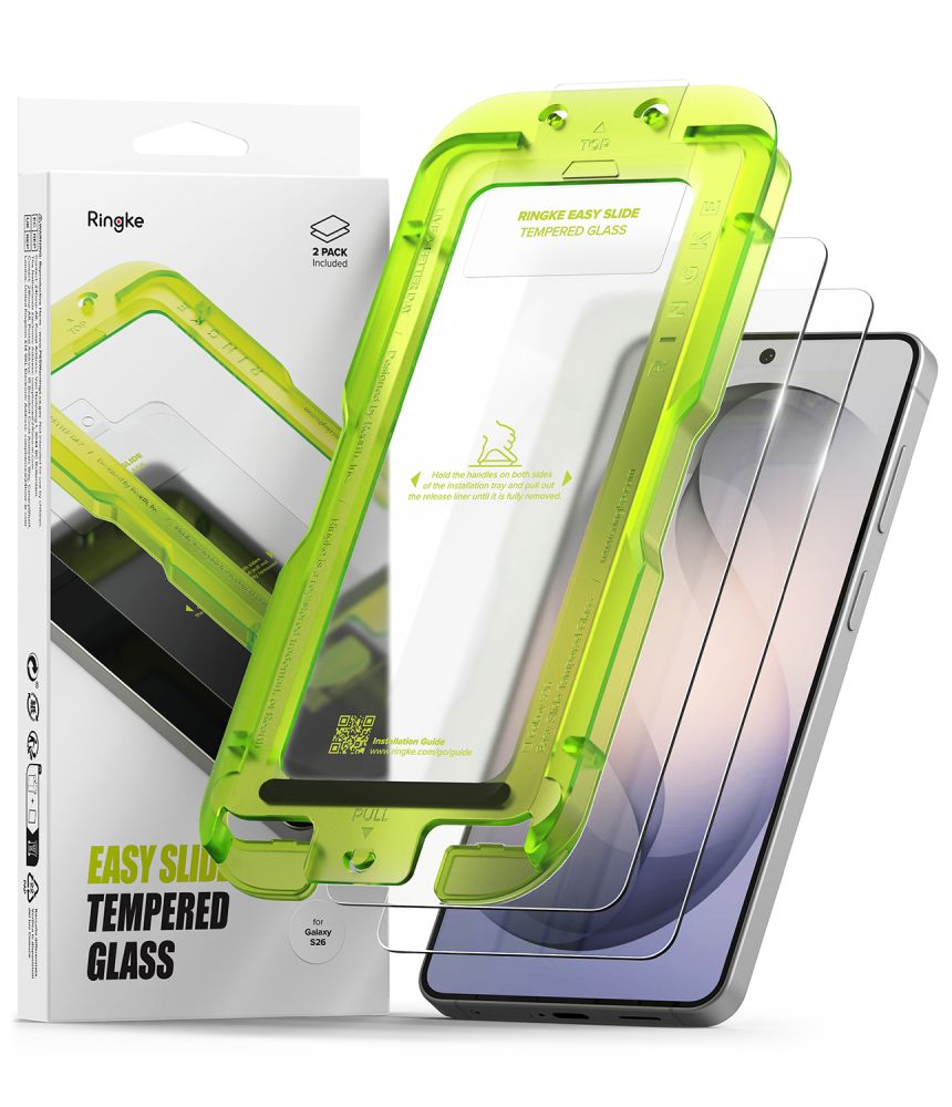 Hærdet Glas Ringke Easy Slide 2 Pack Galaxy S26 Clear
