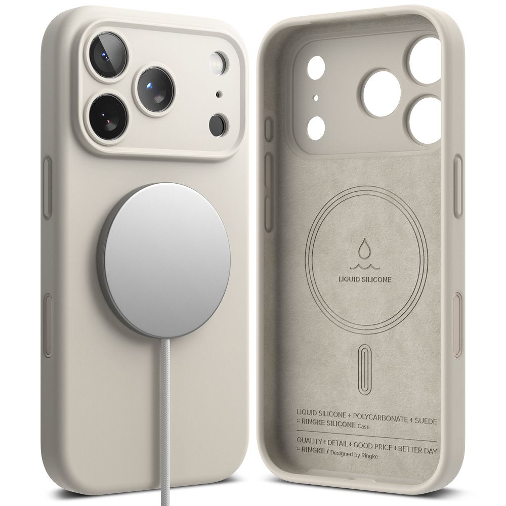 Ringke Silikone Magnetisk Magsafe Iphone 17 Pro Sten