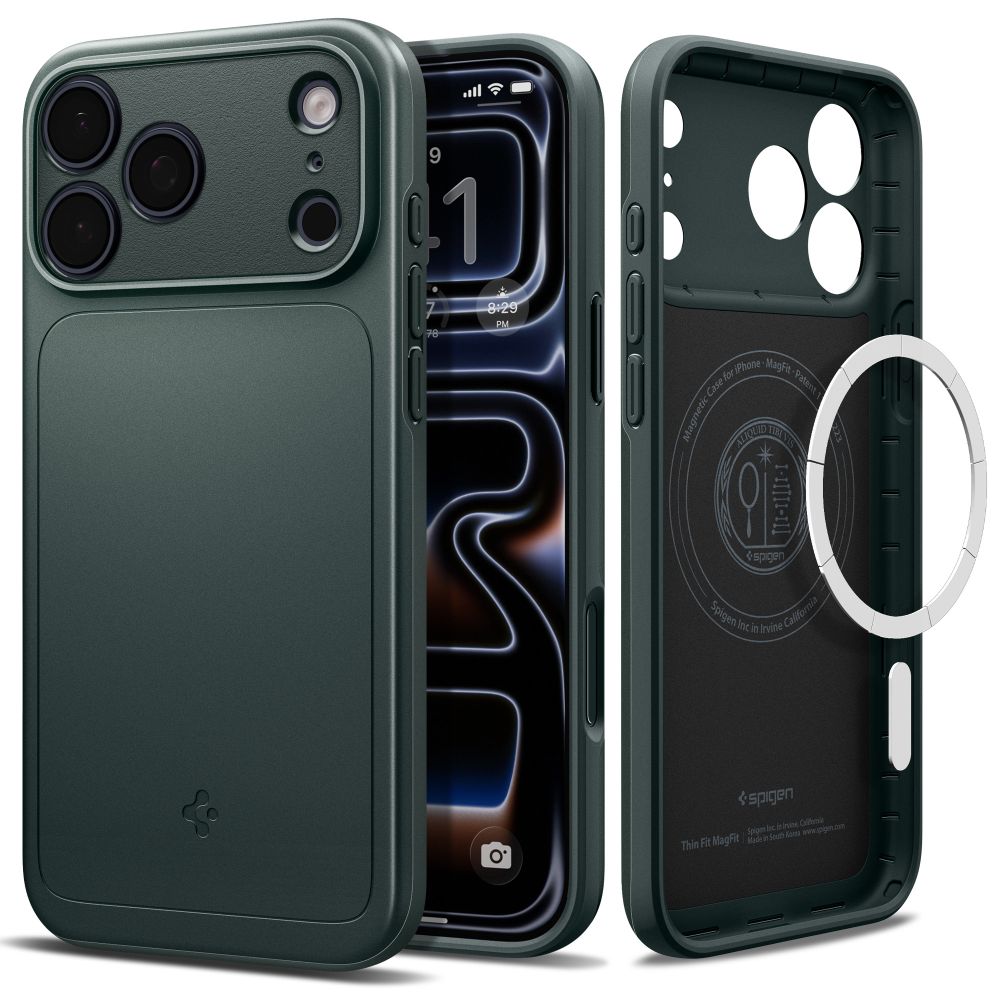 Spigen Thin Fit Magsafe Iphone 17 Pro / 18 Pro Abyss Green