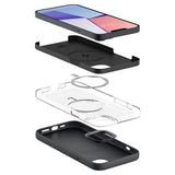 Spigen Silikone Fit Mag Magsafe Iphone 14 Plus / 15 Plus Sort