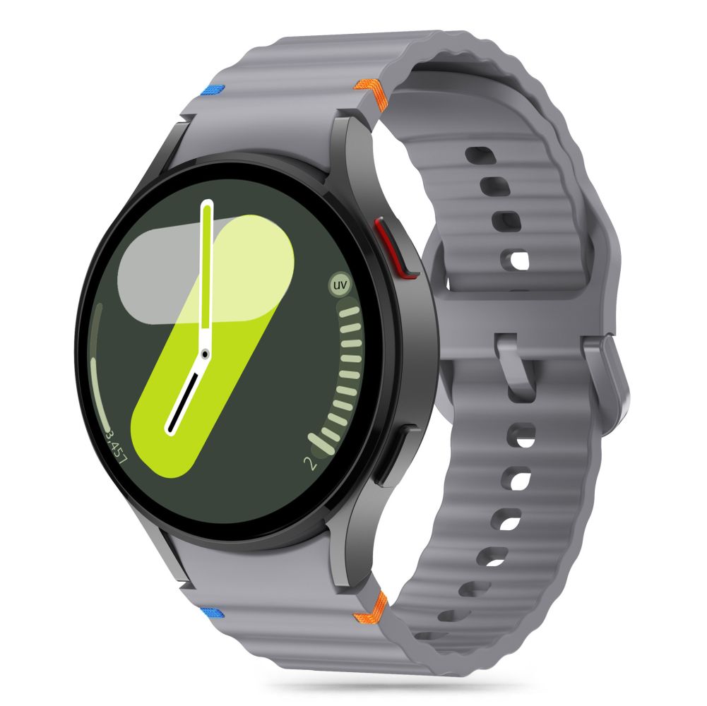Tech Protect Silikone Sport Samsung Galaxy Watch 4 / 5 / 5 Pro / 6 / 7 / Fe Farvegrå