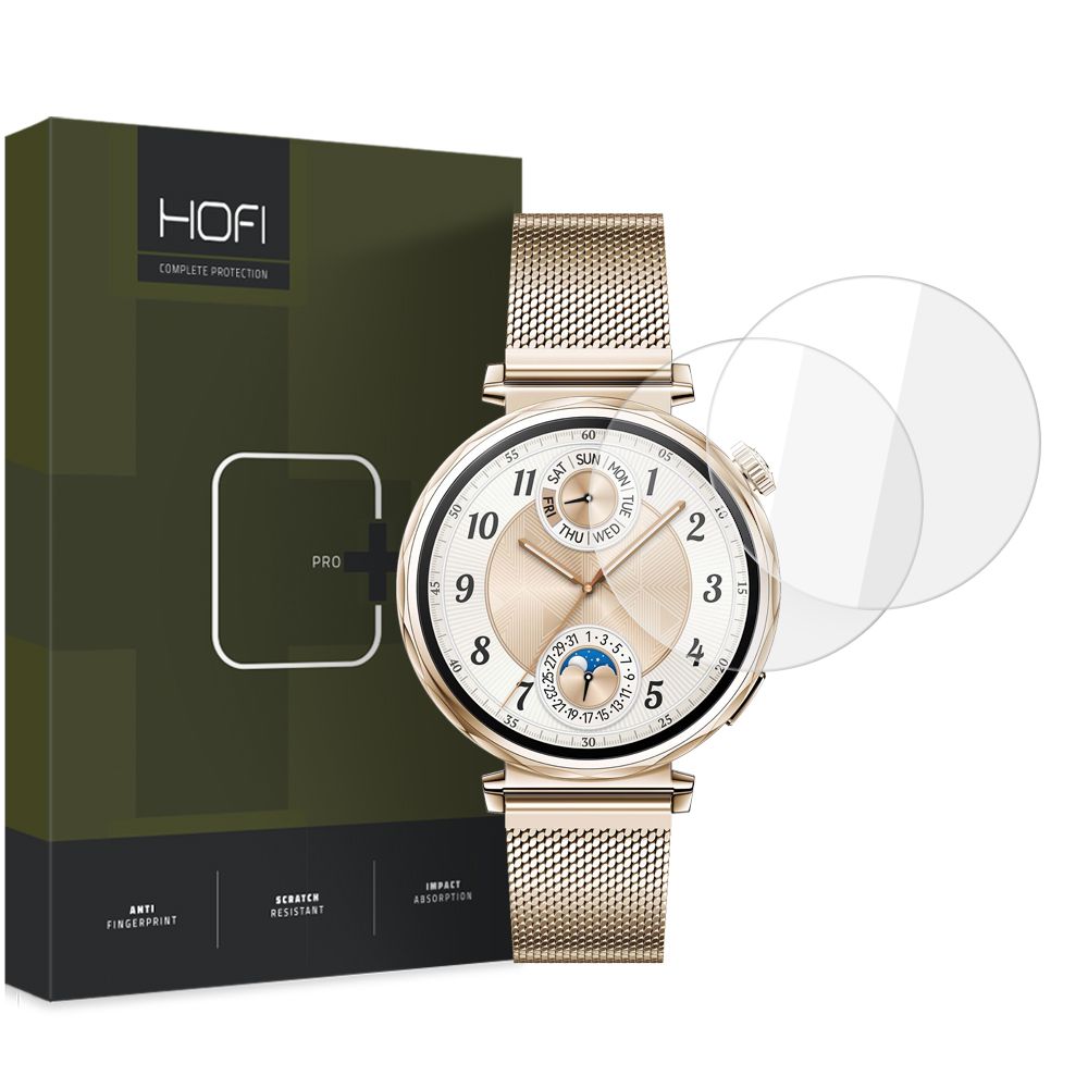 Hærdet Glas Hofi Glass Pro+ 2 Pack Huawei Watch Gt 5 (41 Mm) Klar