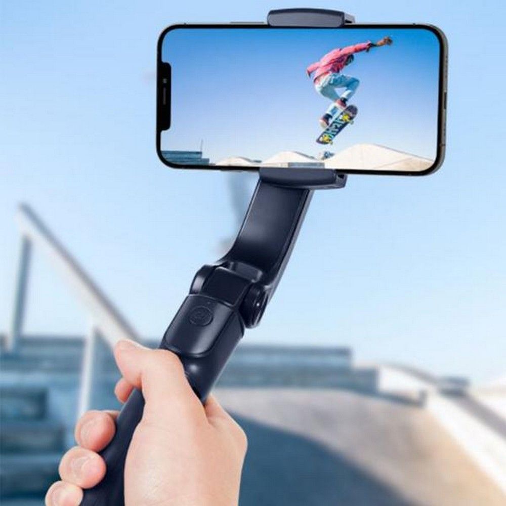 Spigen S610 W Gimbal Bluetooth Selfie Stik Sort