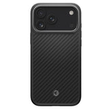 Spigen Enzo Aramid 'T' Mag Magsafe Iphone 17 Pro / 18 Pro Sort/Sølv