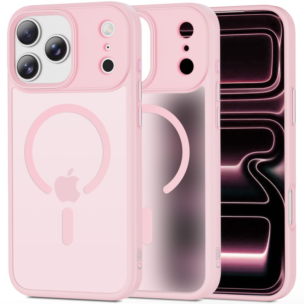 Tech Protect Magmat Magsafe Iphone 17 Pro Max Mat Pink
