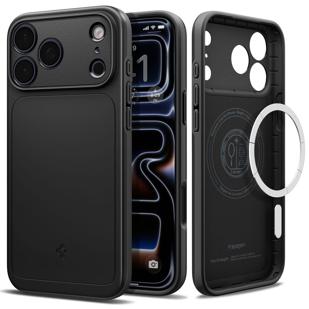 Spigen Thin Fit Magsafe Iphone 17 Pro Max / 18 Pro Max Sort