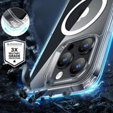 Esr Classic Hybrid Halolock Magsafe & Hærdet Glas Til Iphone 16 Pro Max Klar