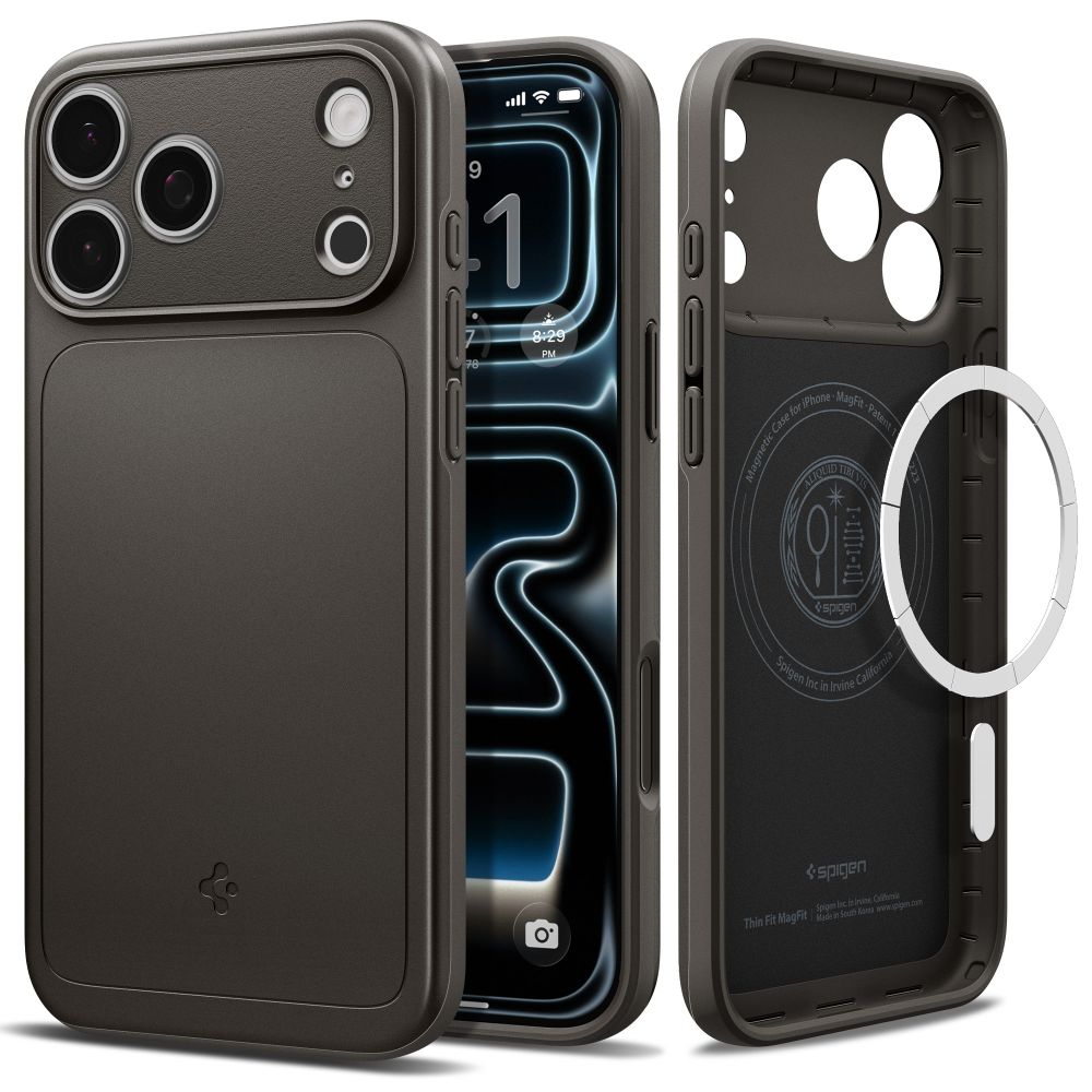 Spigen Thin Fit Magsafe Iphone 17 Pro Max / 18 Pro Max Gunmetal