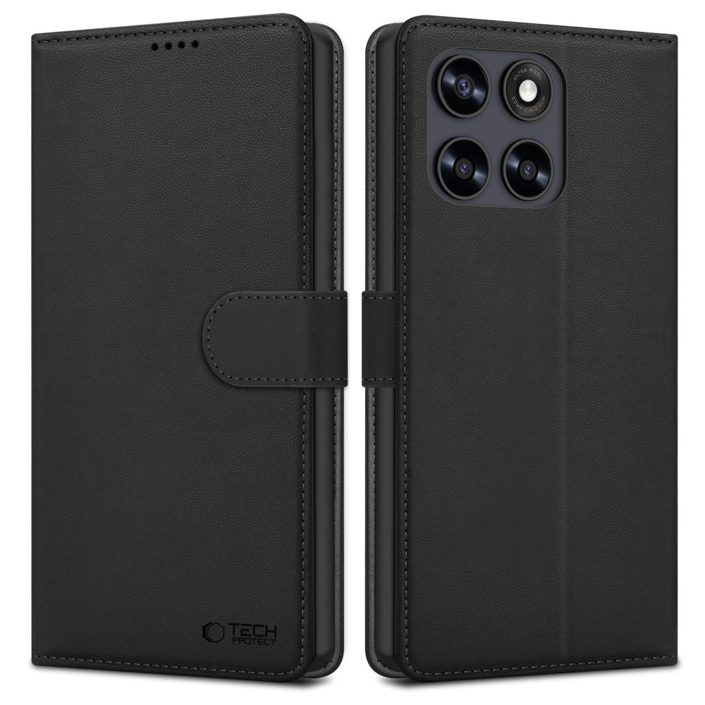 Tech Protect Tegnebog Til Motorola Moto G67 / G77 / G87 Sort