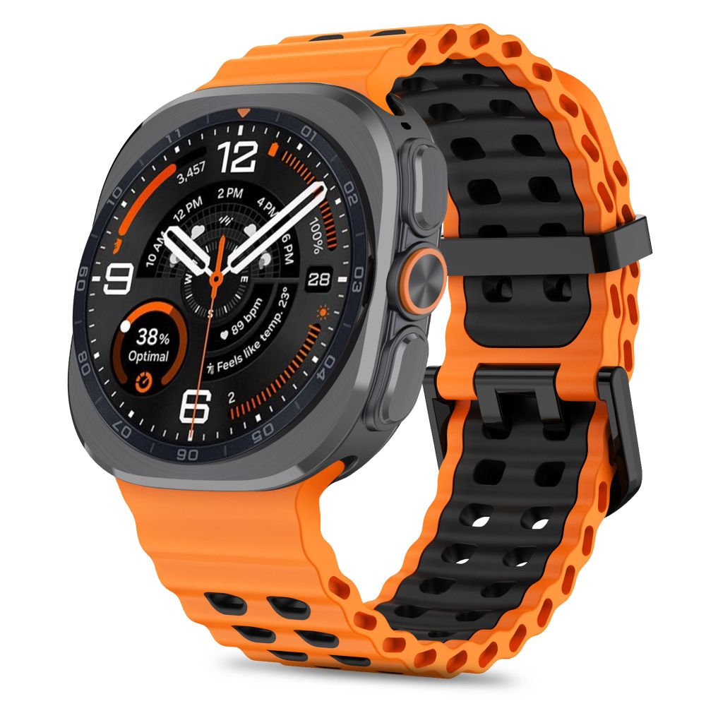 Tech Protect Iconband Pro Samsung Galaxy Watch Ultra 1 / 2 2024 2026 (47 Mm) Orange/Sort