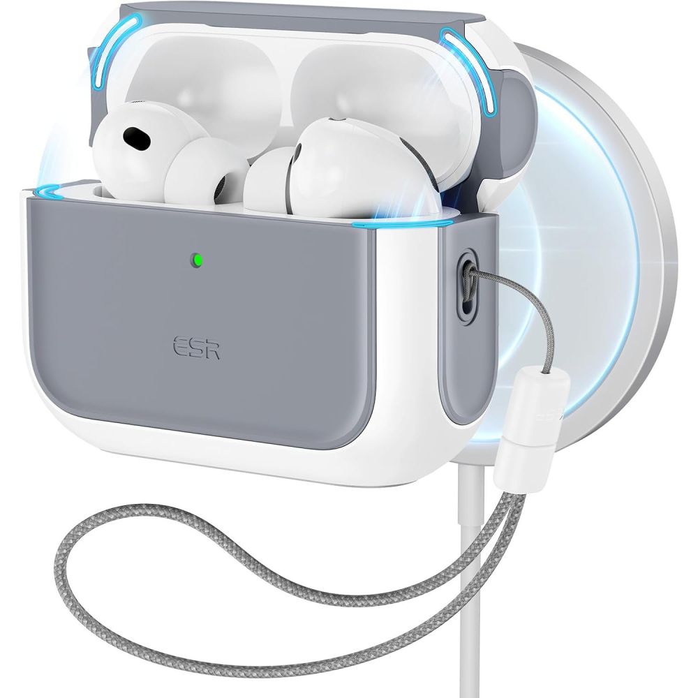 Esr Orbit Halolock Magsafe Apple Airpods Pro 3 Hvide
