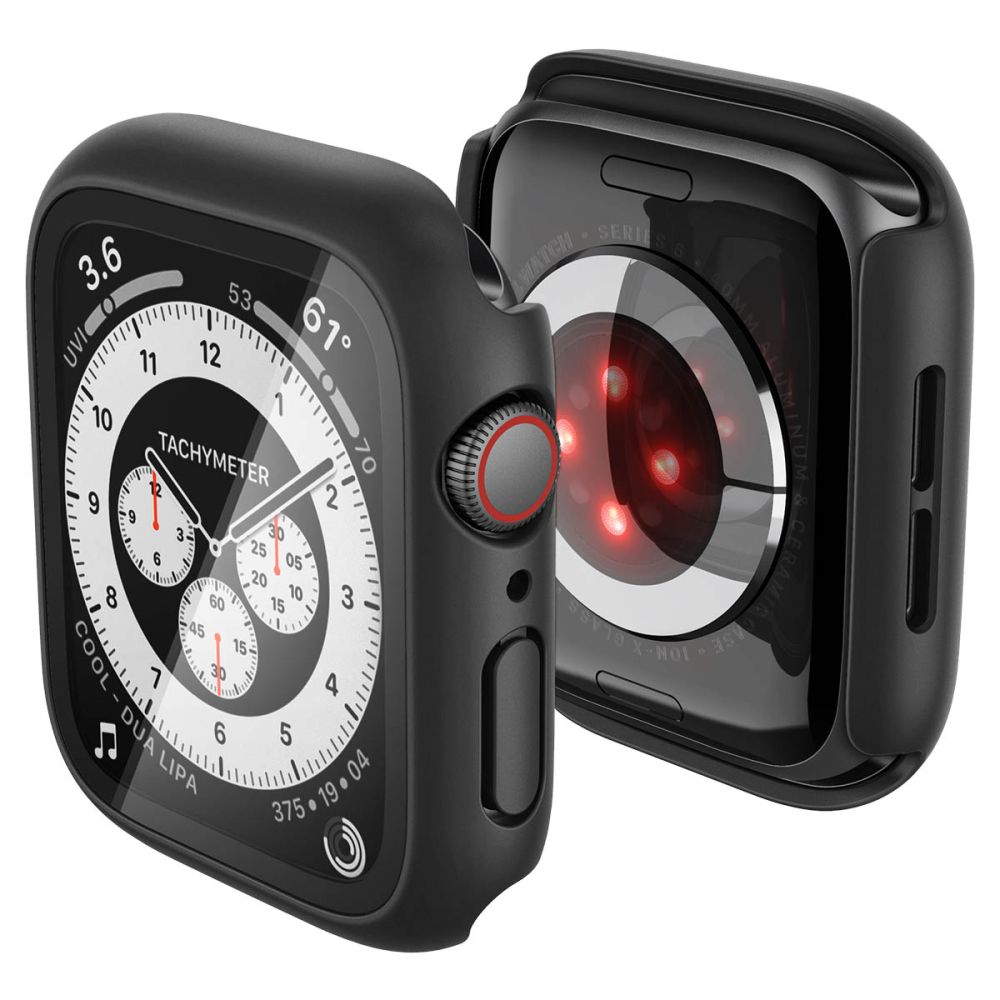 Spigen Thin Fit 360 Apple Watch 4 / 5 / 6 / Se 1 / 2 / 3 (44 Mm) Sort