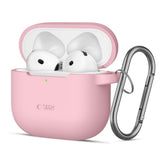 Tech Protect Silikonekrage Til Apple Airpods 4/5 I Støvet Pink