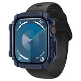 Spigen Rugged Armor Apple Watch 10/11 (46 Mm) Marineblå