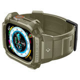 Spigen Rugged Armor ”Pro” Apple Watch Ultra 1 / 2 / 3 / 4 (49 Mm) Vintage Khaki