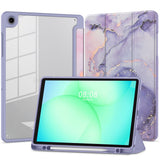 Tech Protect Sc Hybrid Pen Til Galaxy Tab A9 / A11 8.7 X110 / X115 / X133 / X135 Violet Marmor