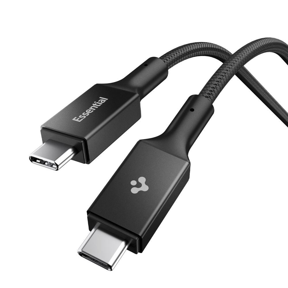 Spigen Eb10010 Cc Essential Usb C Kabel 100 W 100 Cm Sort