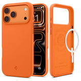 Spigen Silicone Fit Mag Magsafe Iphone 17 Pro Max Cosmic Orange