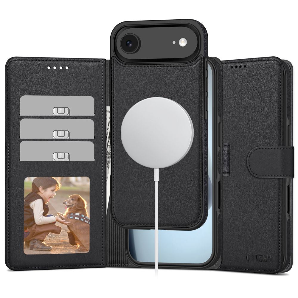 Tech Protect Tegnebog Magsafe Iphone Air Mat Sort