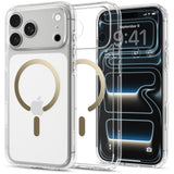 Spigen Ultra Hybrid Magsafe Iphone 17 Pro Max / 18 Pro Max Klar/Guld