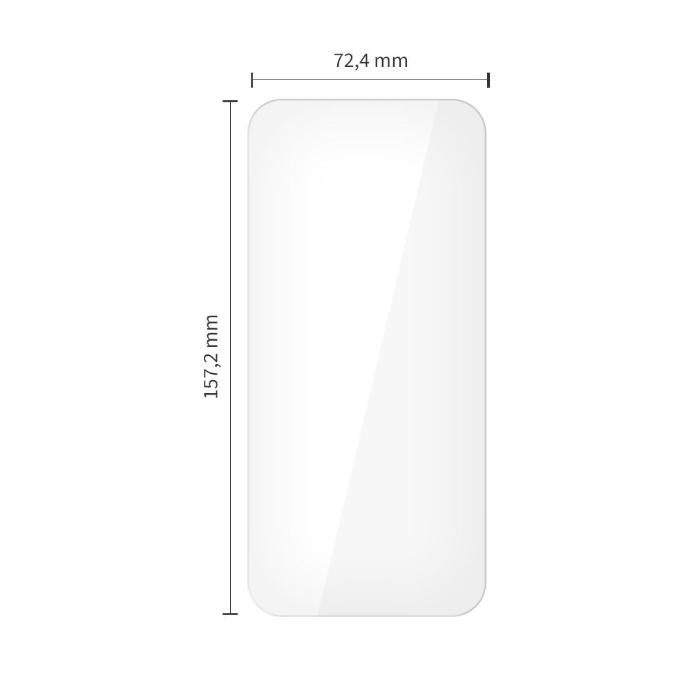 Hærdet Glas Tech Protect Glass Fit+ 2 Pack Oneplus 15 Clear