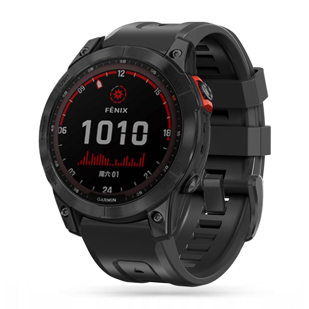 Tech Protect Iconband Garmin Fenix 5 / 6 / 6 Pro / 7 / 8 / 8 Pro / E / 9 / 9 Pro (47 Mm) Sort