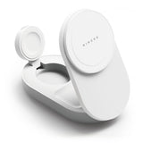 Ringke 3 I 1 Magnetisk Magsafe Trådløs Sammenklappelig Oplader 25 W Qi2.2 Hvid