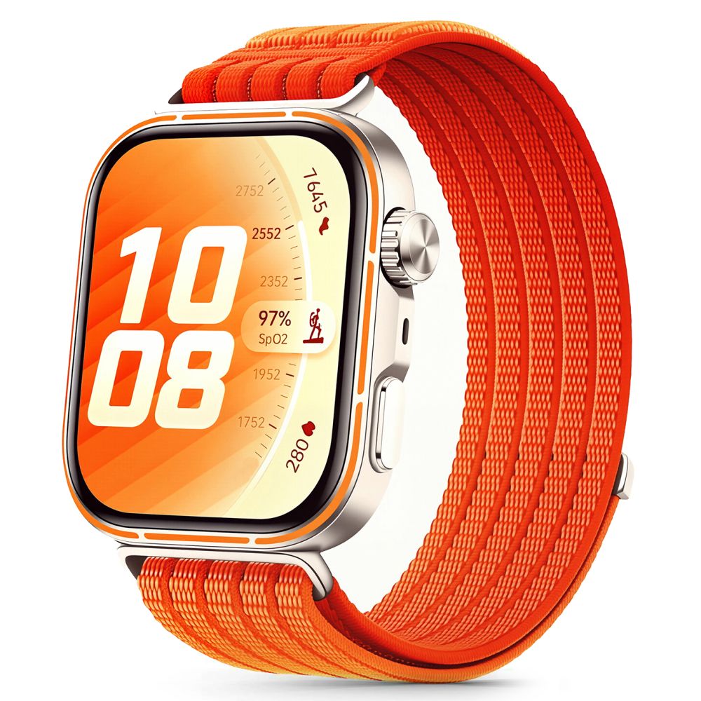 Tech Protect Nylon Sport Huawei Watch Fit 3 / 4 / 4 Pro / 5 / 5 Pro Orange