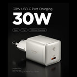 Spigen Ee301 Eu Gan Essential 1 Port Netværksopladder 30 W Naturlig Titanium