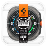Hærdet Glas Spigen Glas.Tr ”Ez Fit” 2 Pack Samsung Galaxy Watch Ultra 2024 / 2025 (47 Mm) Klar