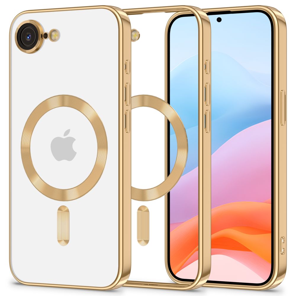 Tech Protect Magflex Magsafe Iphone 16 E / 17 E Shiny Gold