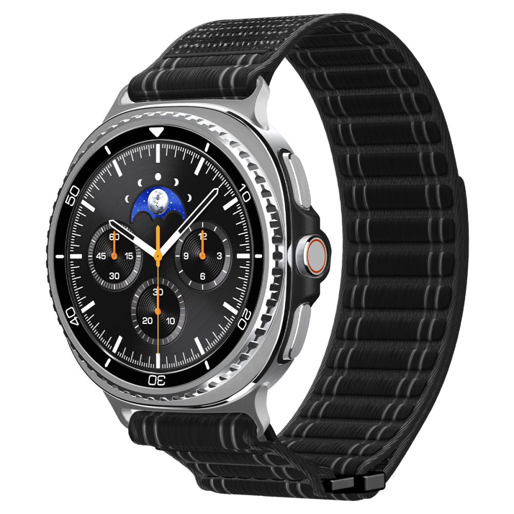 Spigen Wbf0 Band Til Samsung Galaxy Watch 8 / 9 / Classic (40 / 44 / 46 Mm) Sort